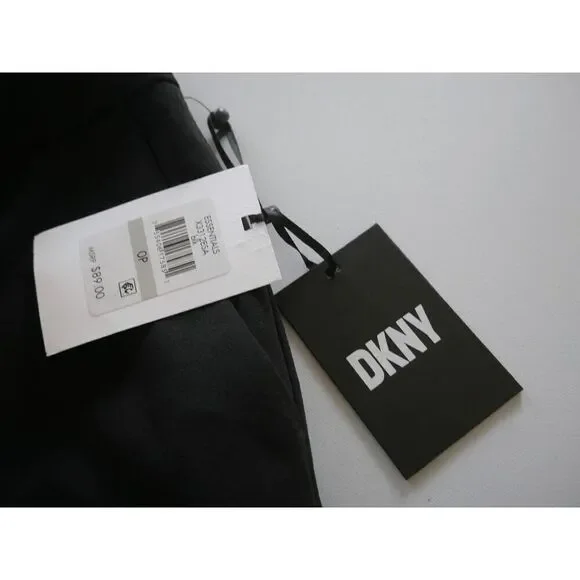 DKNY Women's Midi Rise Skinny Petite Essex Pants Black 0P - Picture 9 of 11